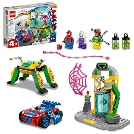 10783 Marvel Spider-Man at Doc Ock’s Lab Set with Mech and Car Toy