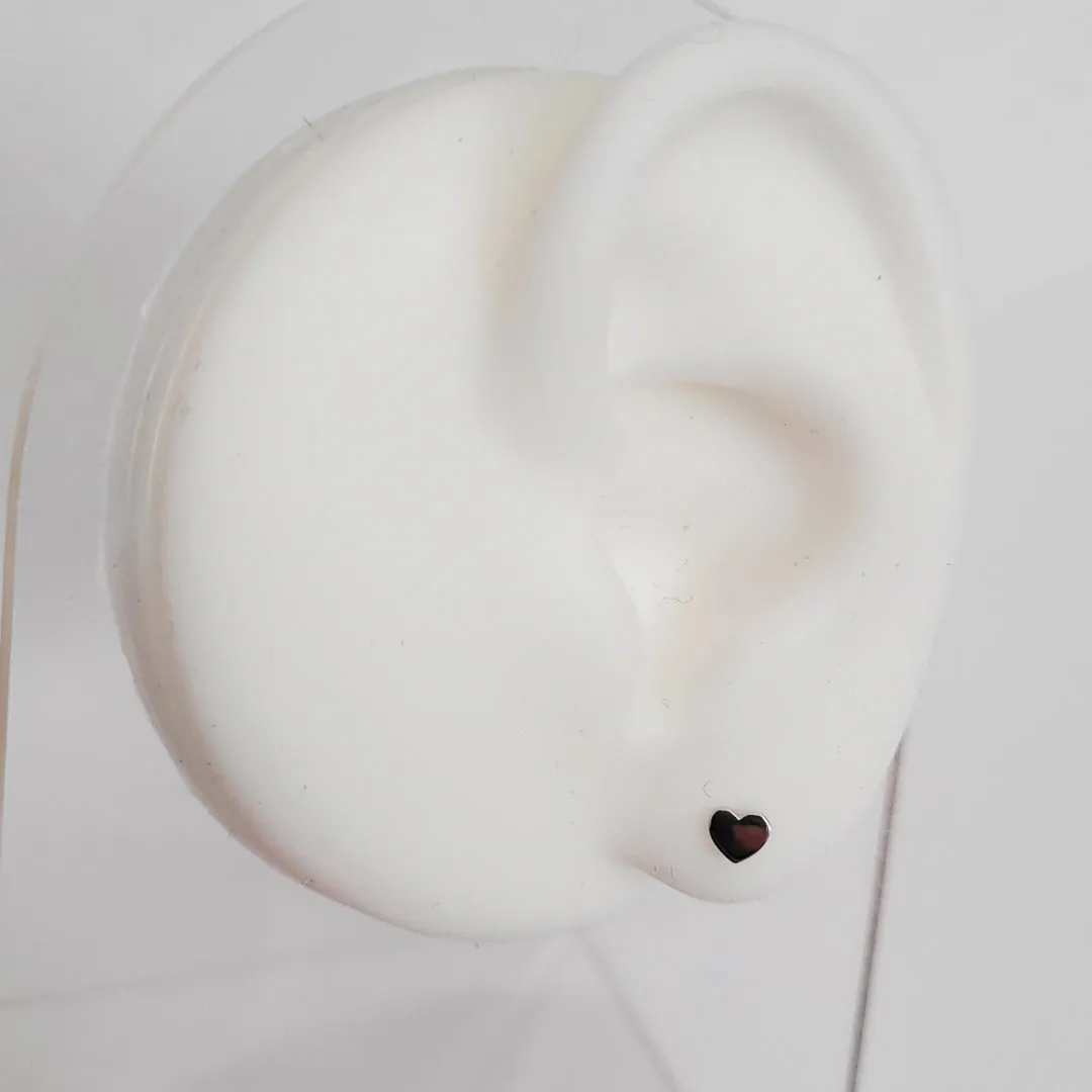 10kt Mini Heart Studs