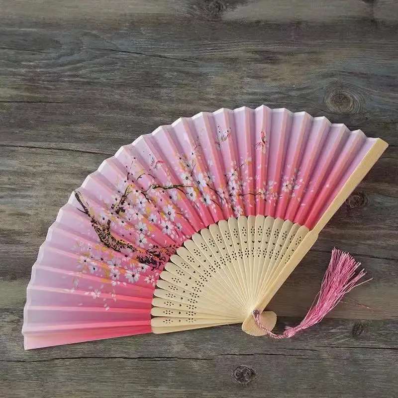 1PC Pretty Sakura Han Summer Foldable Handheld Fan