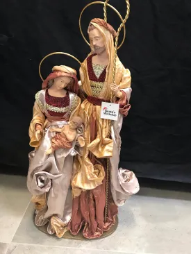 22.75” Christmas Religious Holy family approx 60 cm