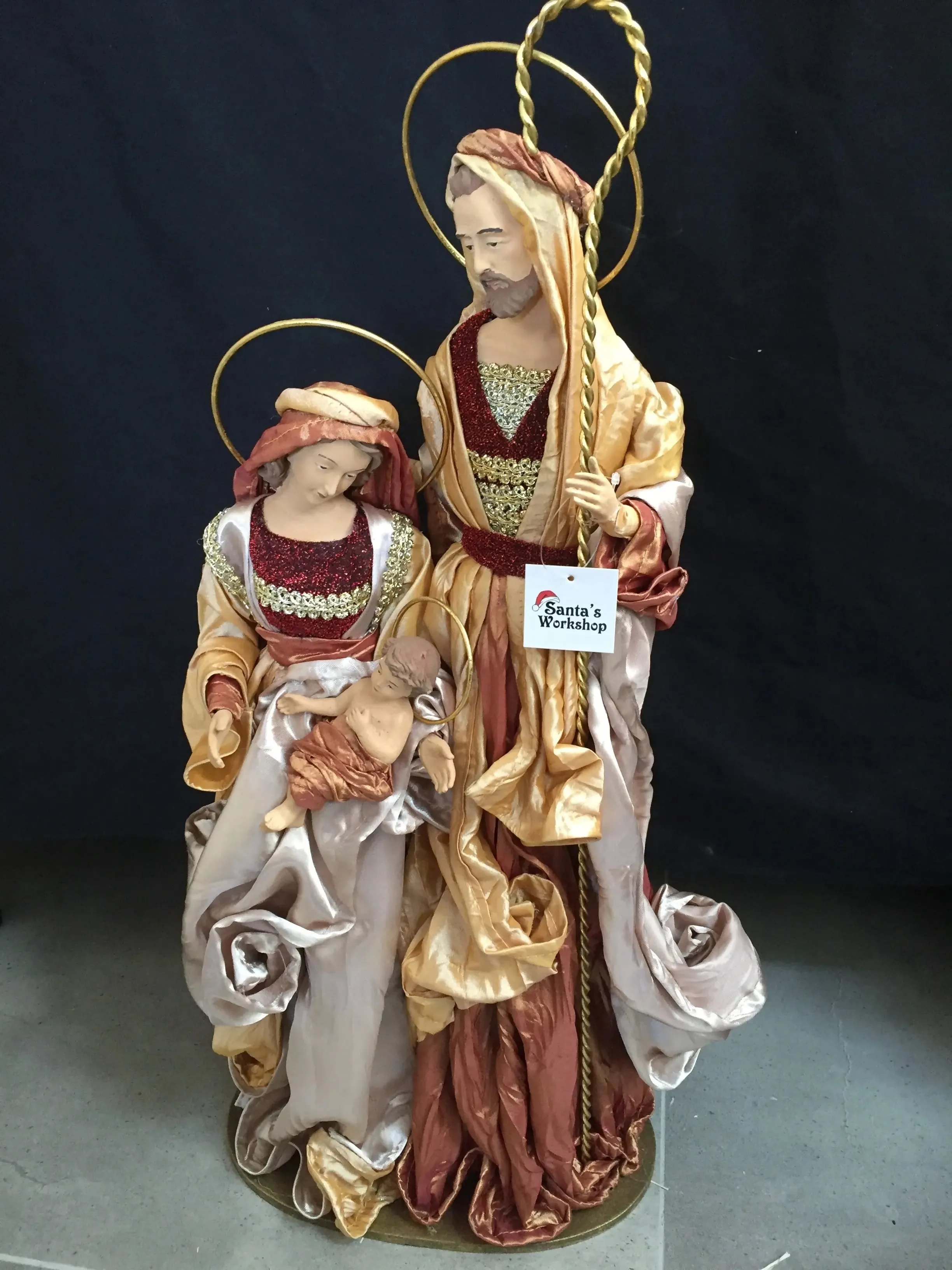 22.75” Christmas Religious Holy family approx 60 cm