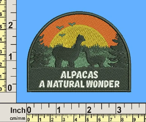 Alpacas Themed Patches