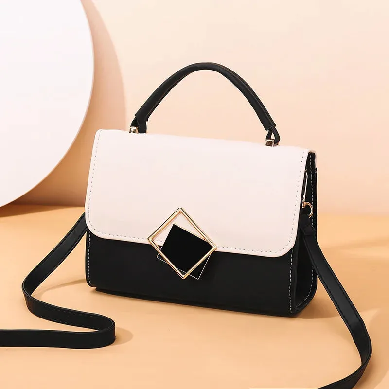 ARWEN & AJH GROUP   Women Small Handbag Luxury Messenger Bag High Quality PU Shoulder Bag Ladies Lock Design   Bags Female