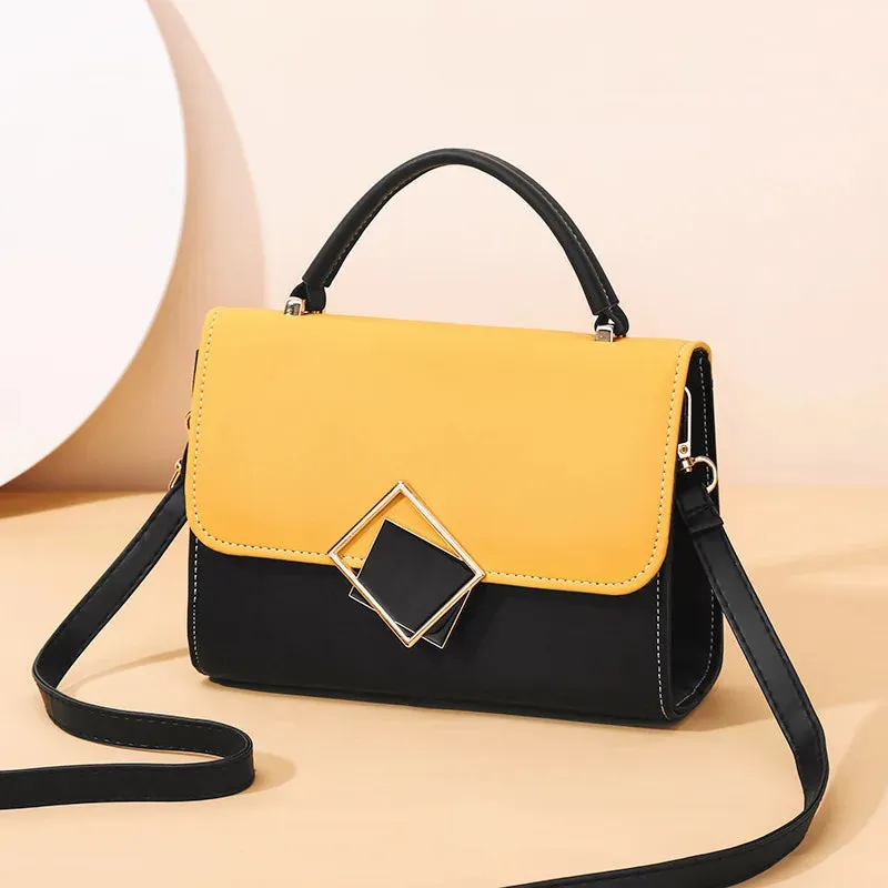 ARWEN & AJH GROUP   Women Small Handbag Luxury Messenger Bag High Quality PU Shoulder Bag Ladies Lock Design   Bags Female