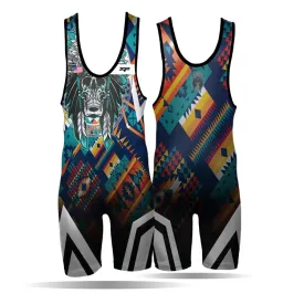 Aztec Warrior Wrestling Singlet