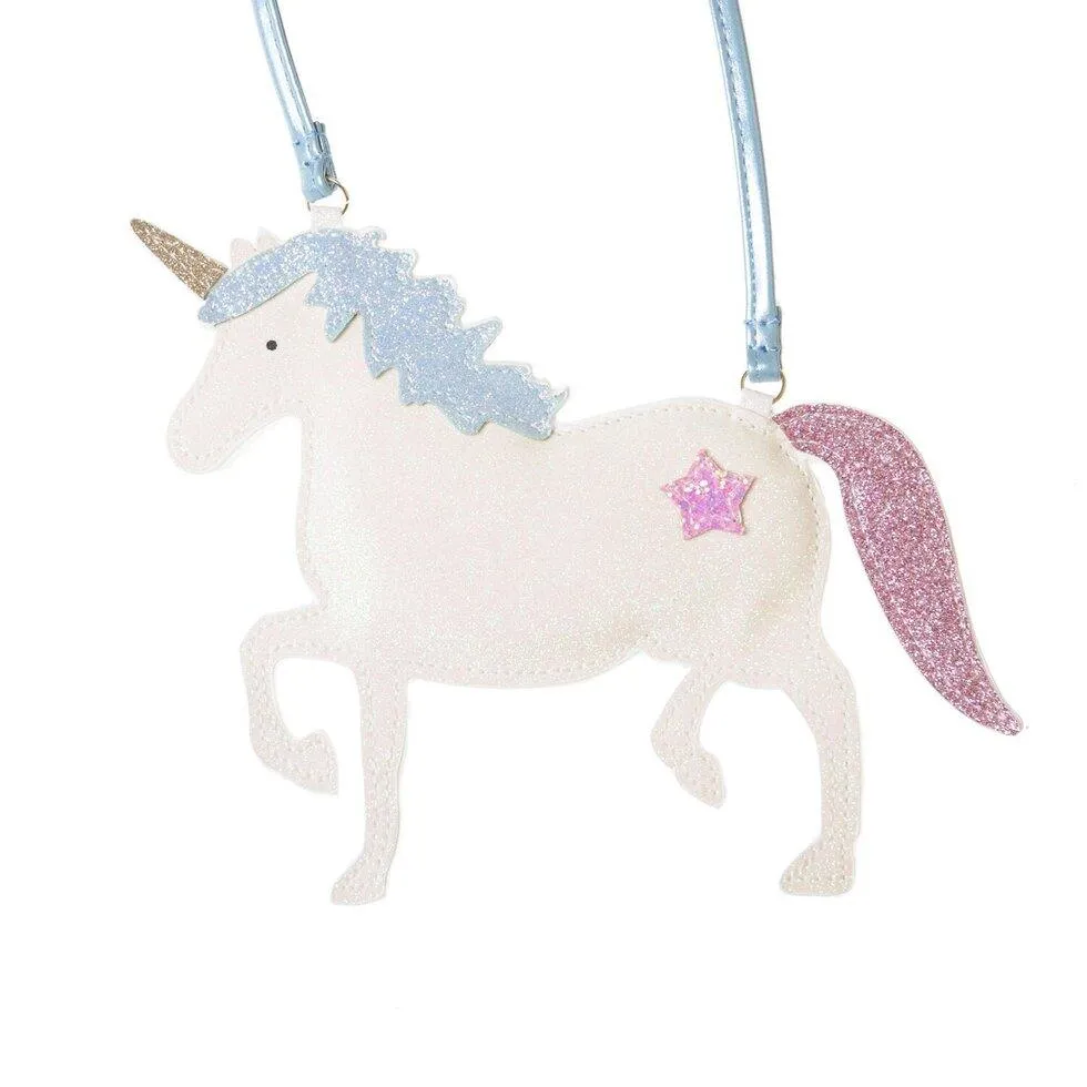 Bag | Handbag- Unicorn Glitter Bag | Rockahula Kids