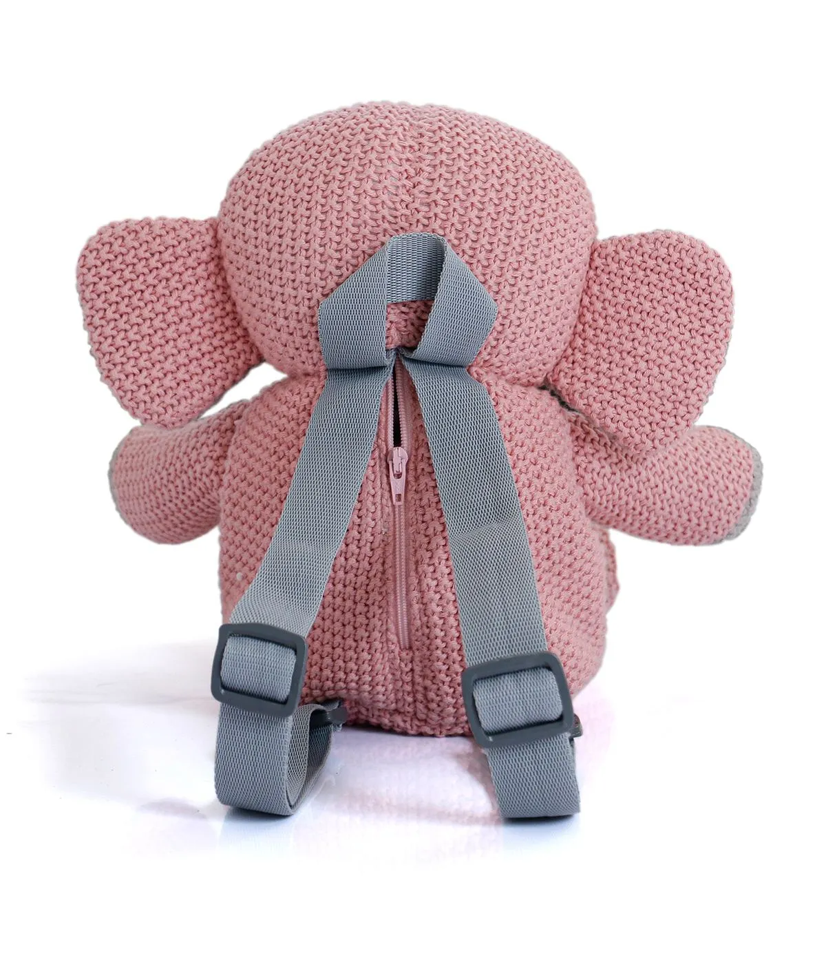 Berry The Elephant - Blossom Pink 100% Cotton Knitted Kids Bag