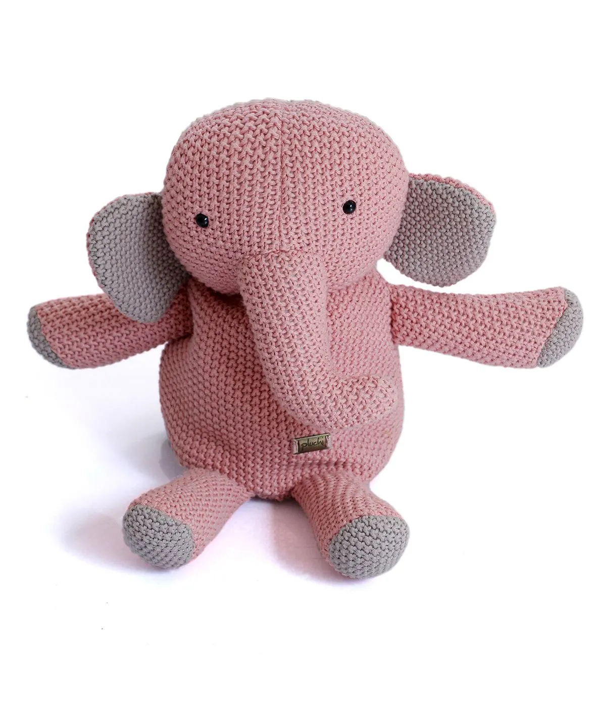 Berry The Elephant - Blossom Pink 100% Cotton Knitted Kids Bag