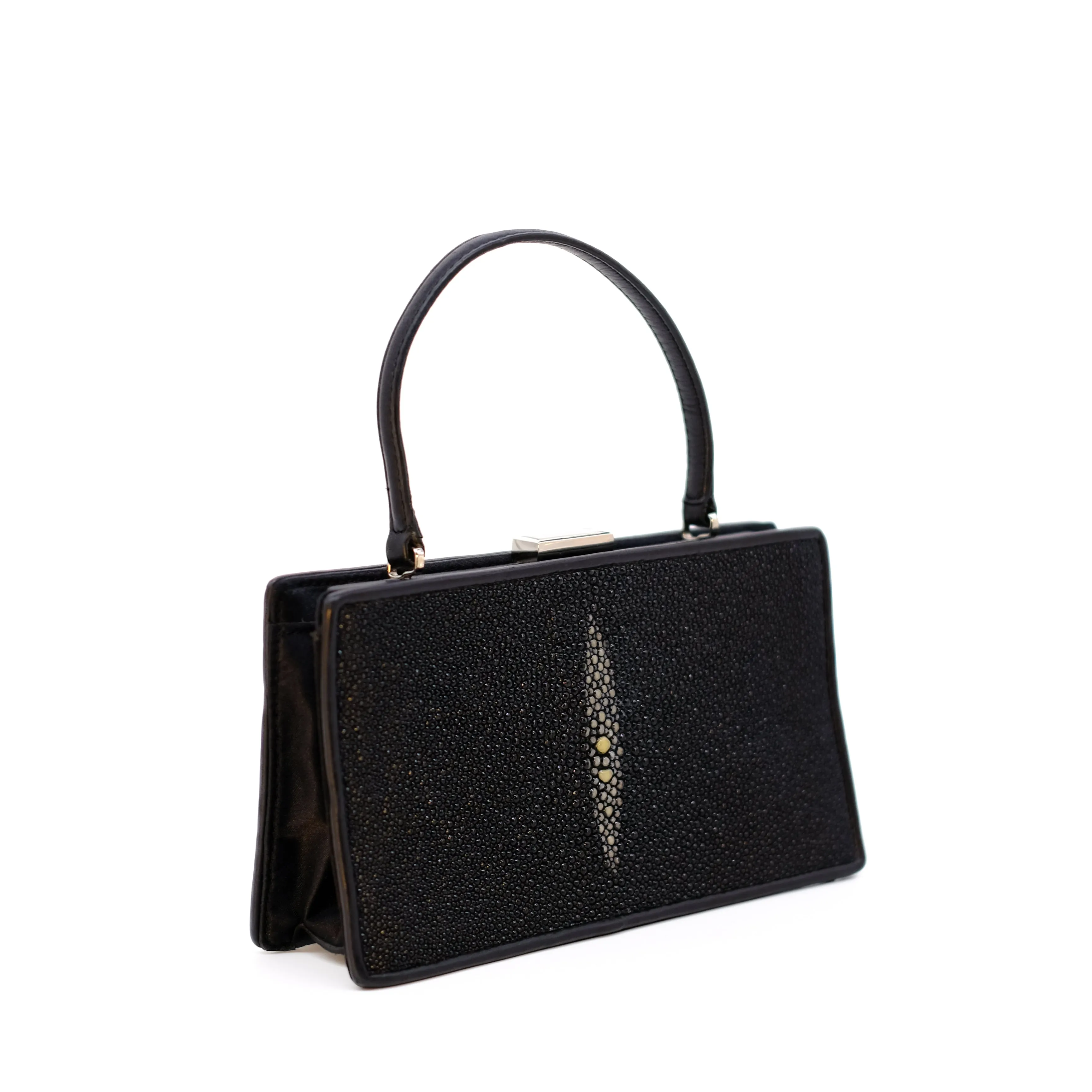 Black Stingray Evening Bag