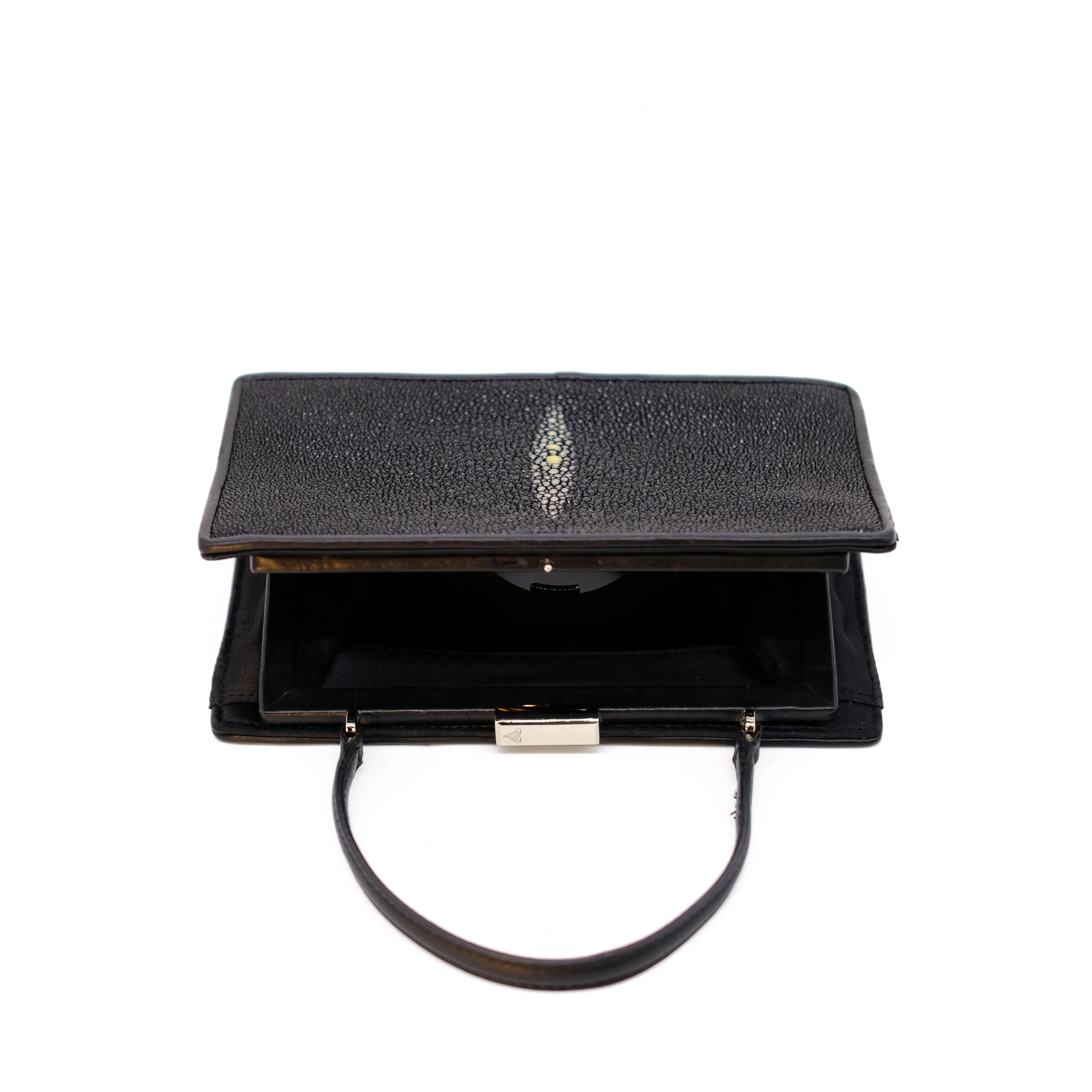 Black Stingray Evening Bag