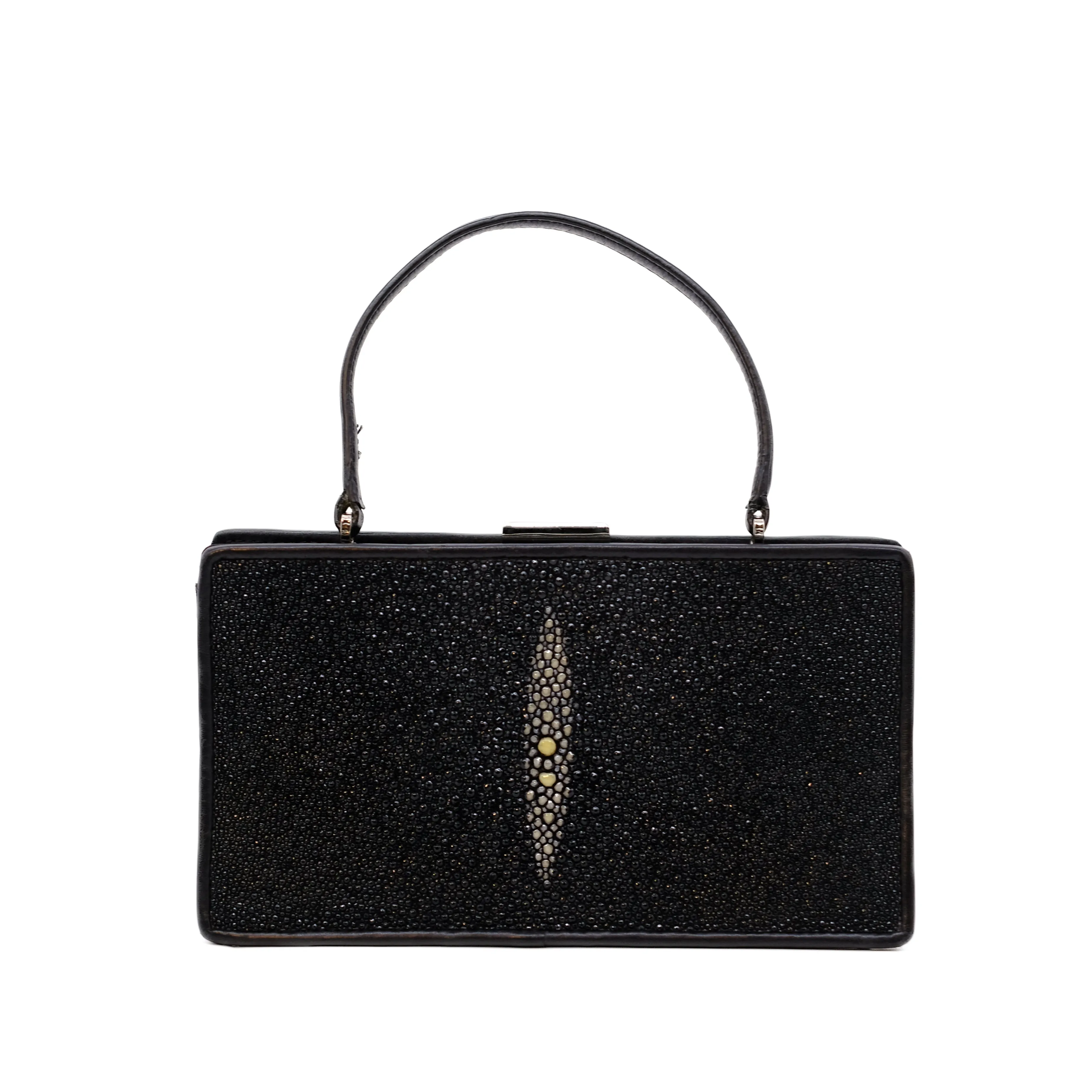 Black Stingray Evening Bag