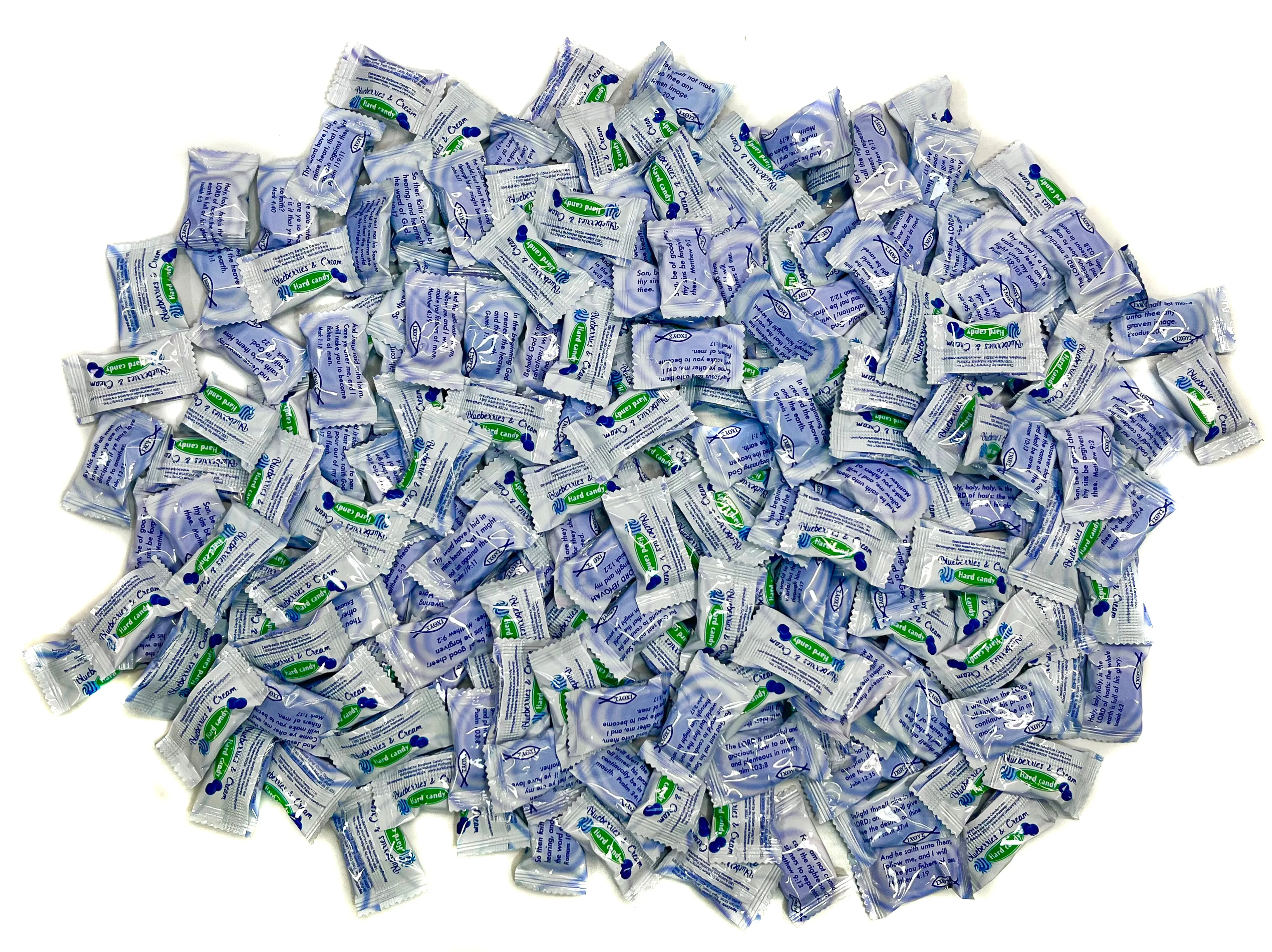 Blueberries & Cream 2.5 Pound Bag, 180 Pieces