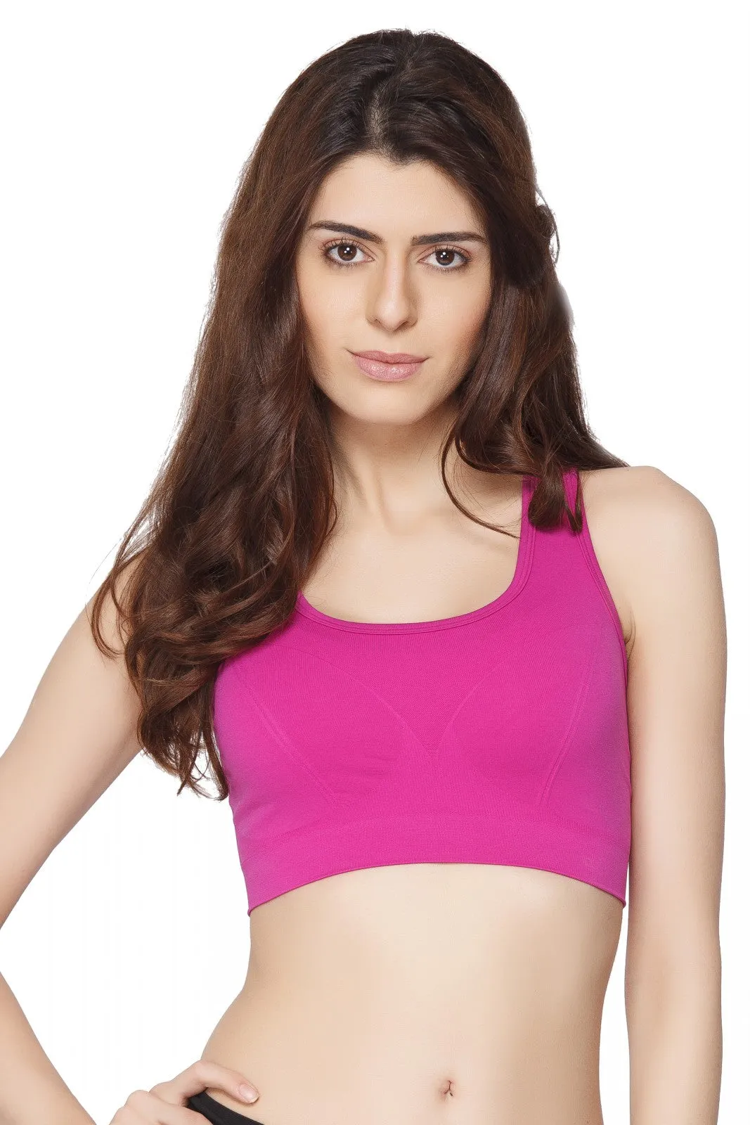 C9 Airwear seamless Sports Bra For Women - Geranium