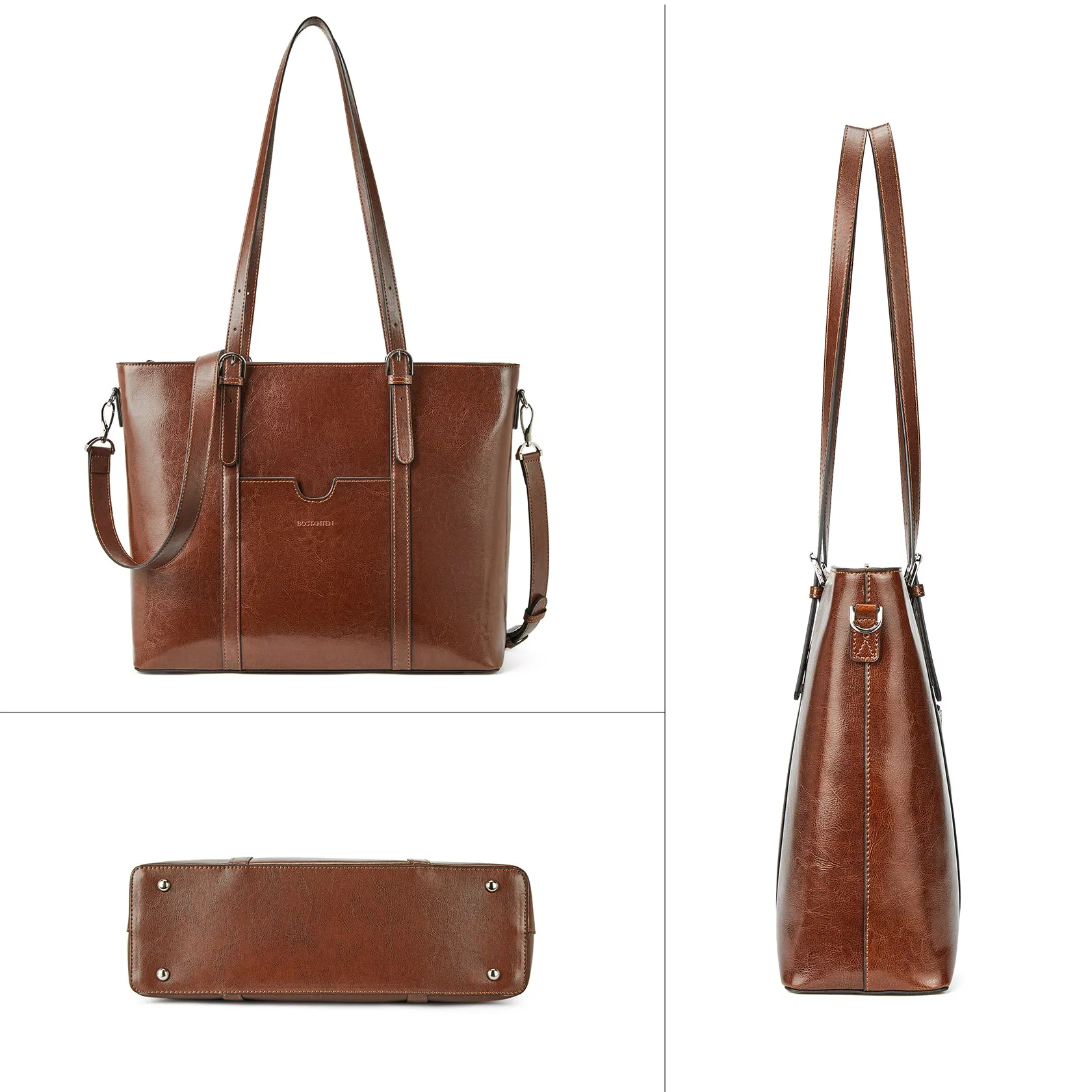 Carol Women Briefcase - Vintage Tote