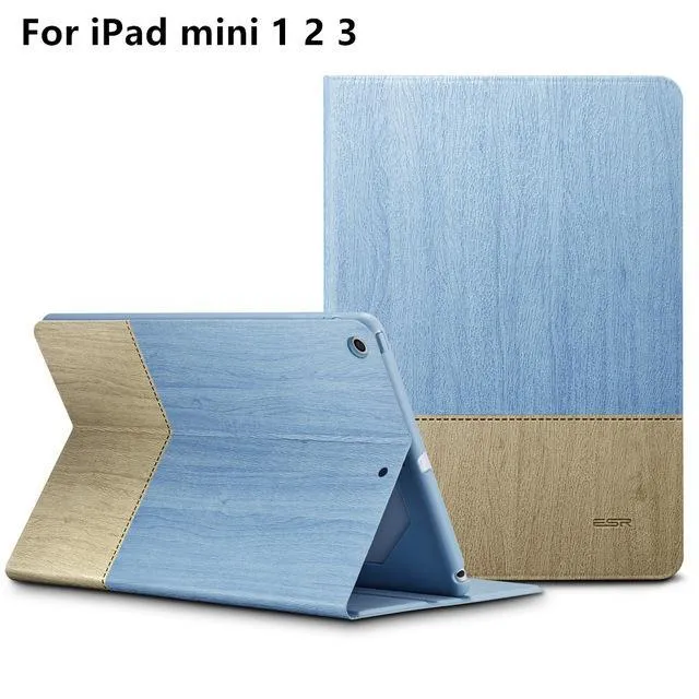 Case for iPad Mini 5 2019 mini 4 3 2 1 Case Oxford Cloth Back Trifold Stand Auto Sleep/Wake up Smart Cover for iPad Mini 5