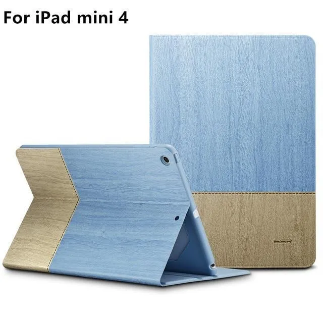 Case for iPad Mini 5 2019 mini 4 3 2 1 Case Oxford Cloth Back Trifold Stand Auto Sleep/Wake up Smart Cover for iPad Mini 5