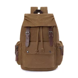 Casual Canvas Laptop Backpack 23L