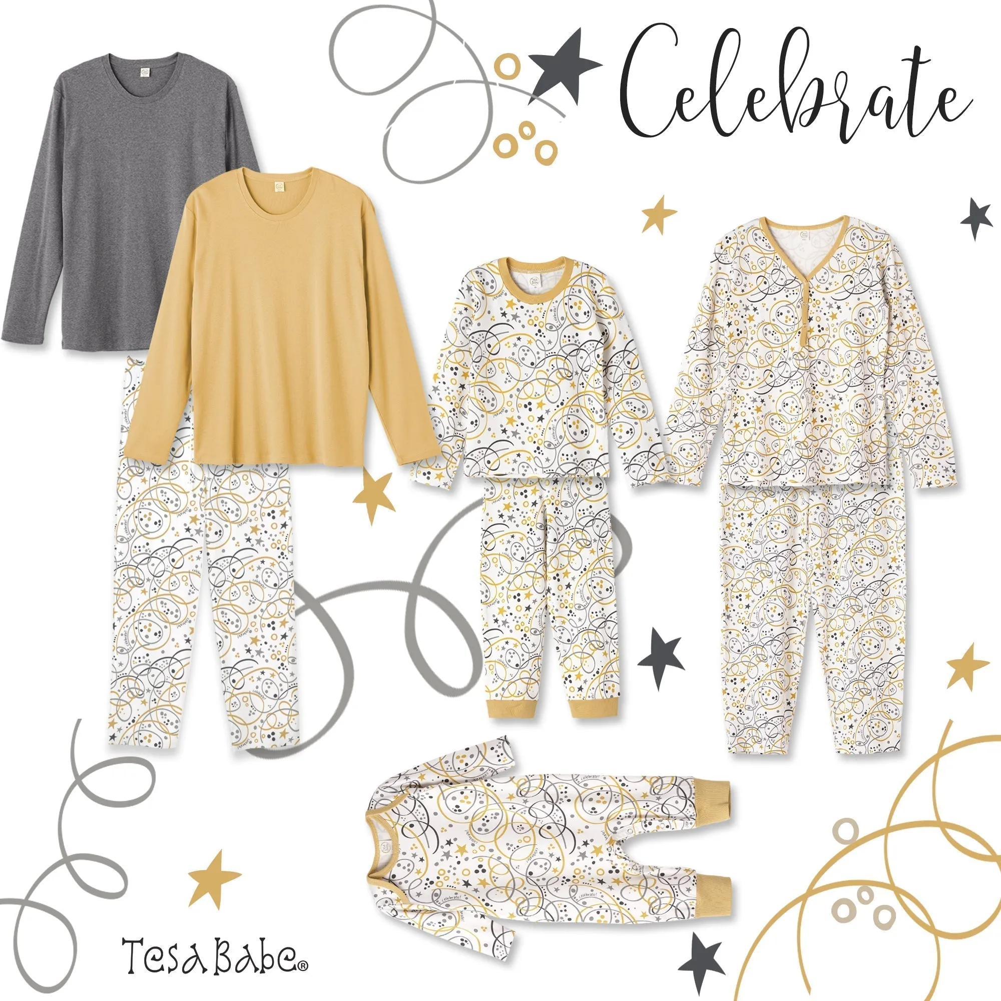 Celebrate New Year Women's Bamboo Pajama Set