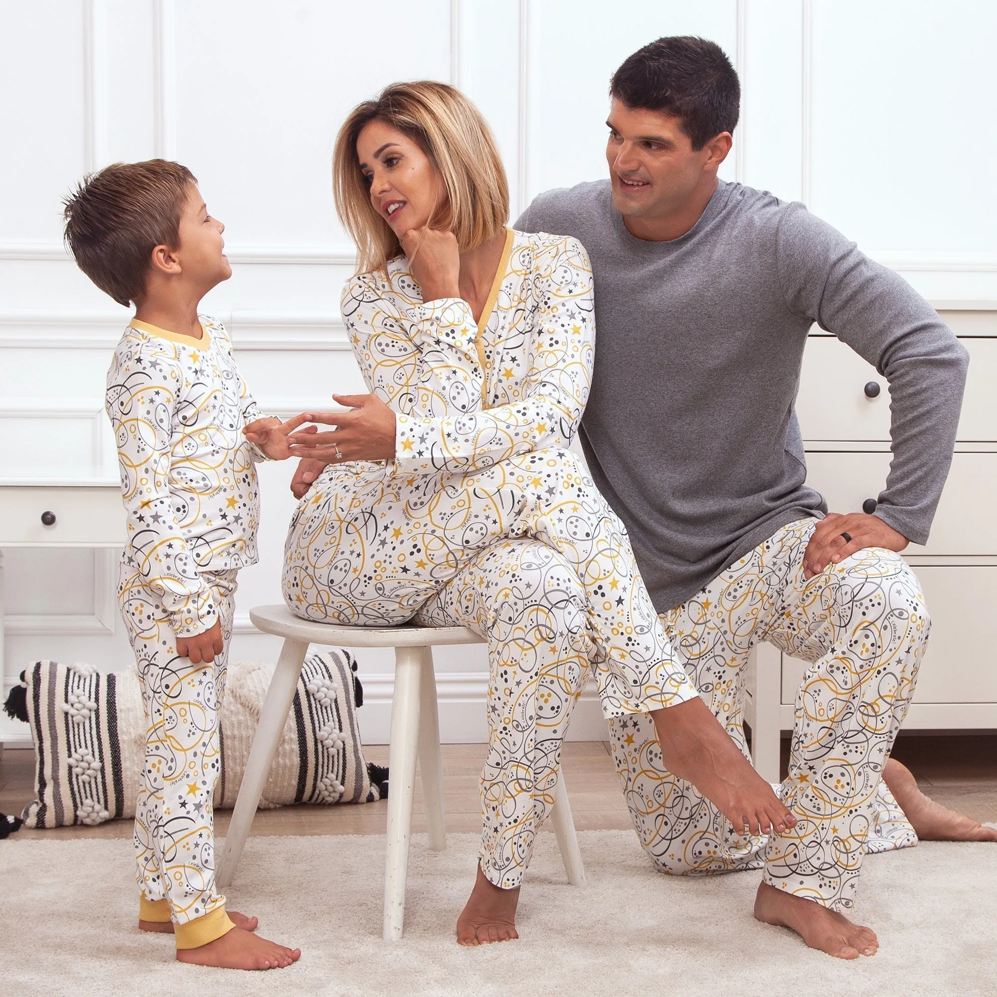 Celebrate New Year Women's Bamboo Pajama Set