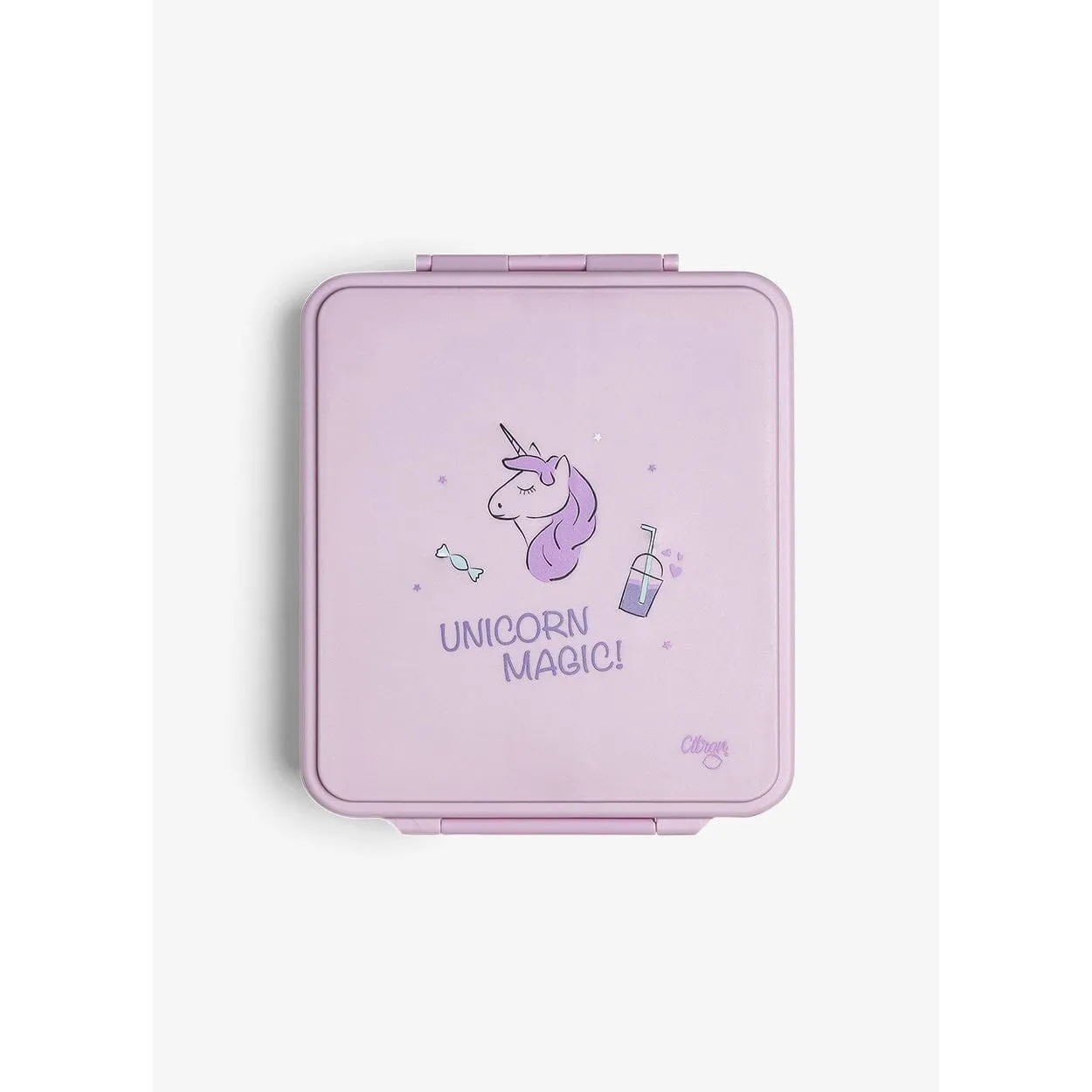 Citron Grand Lunchbox with Insulated Food Jar - Unicorn