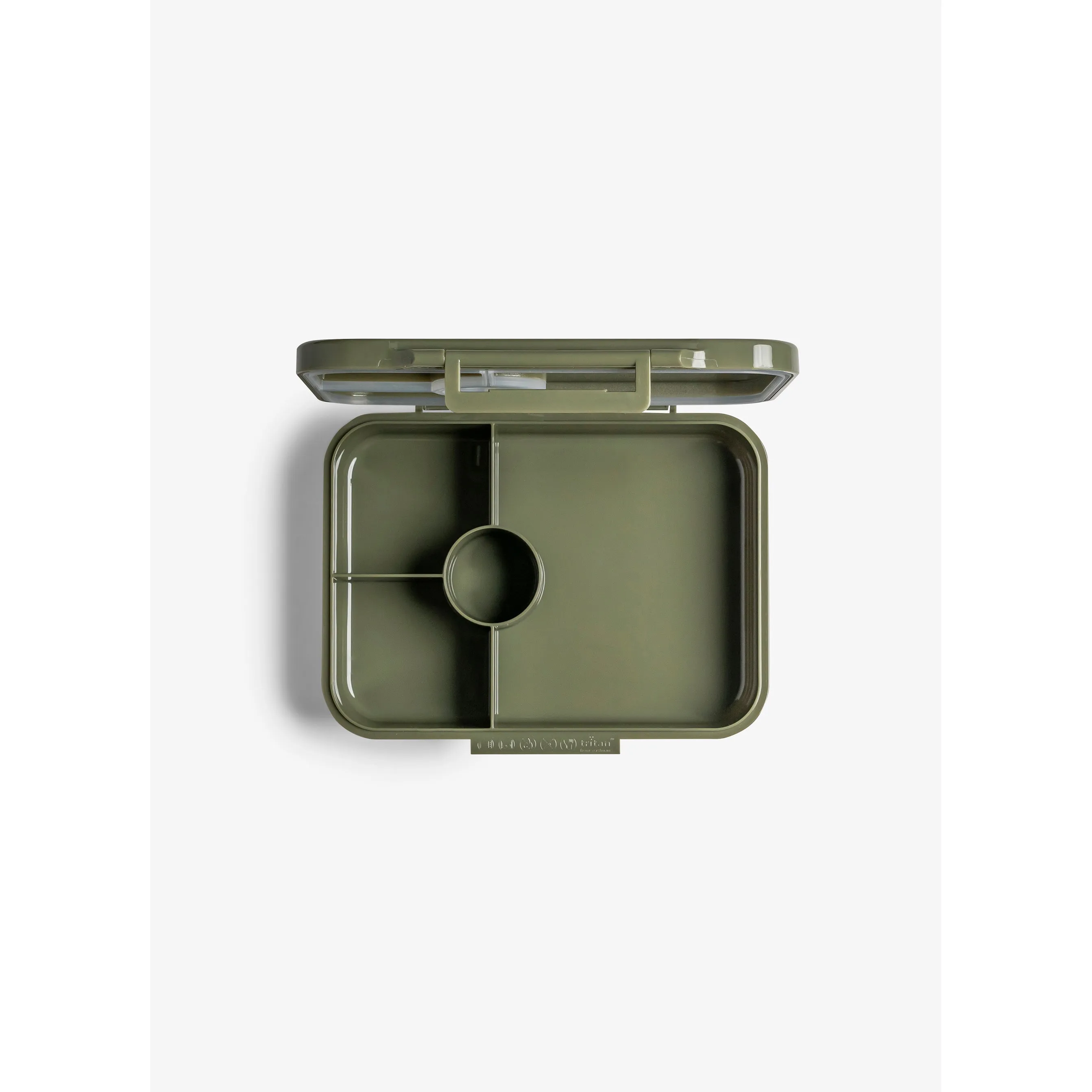 Citron Incredible Tritan Lunchbox with Saucer - Tiger