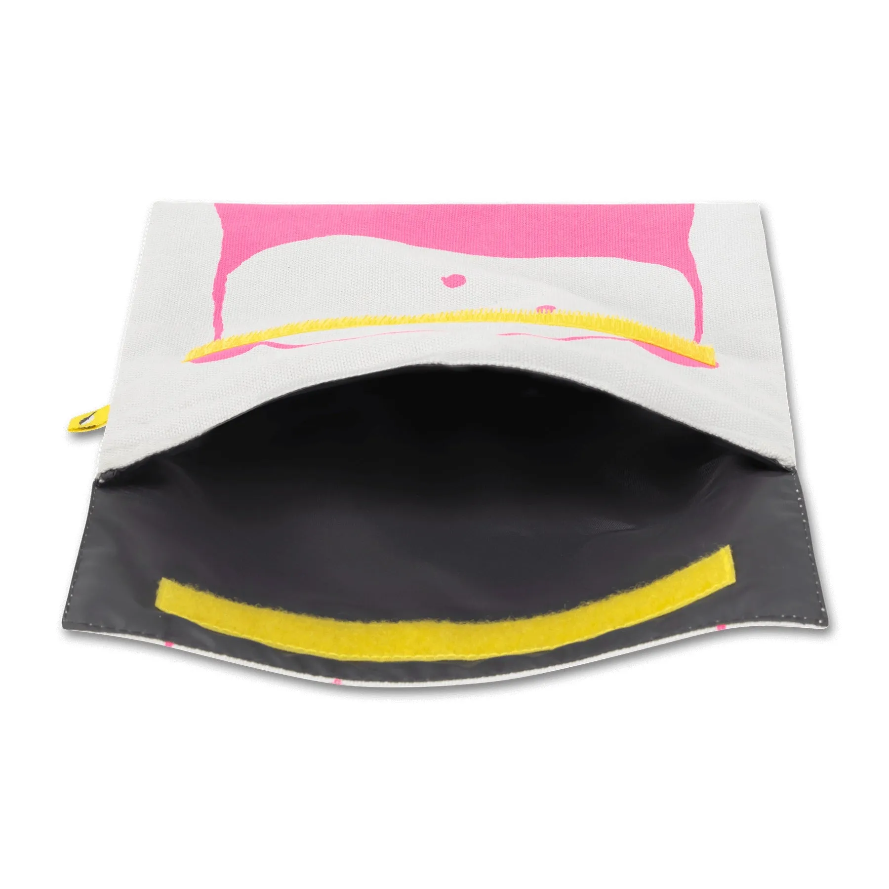 Fluf Flip Snack Bag Panda Pink