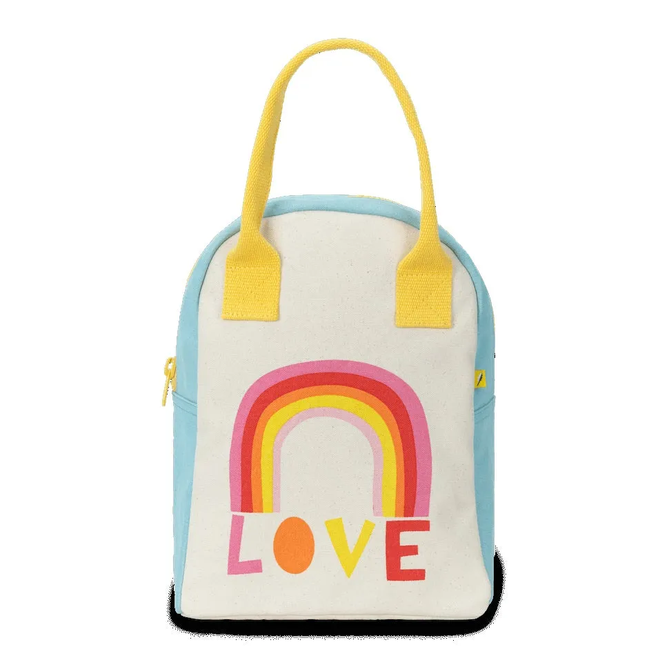 Fluf Zipper Lunch Bag - Love