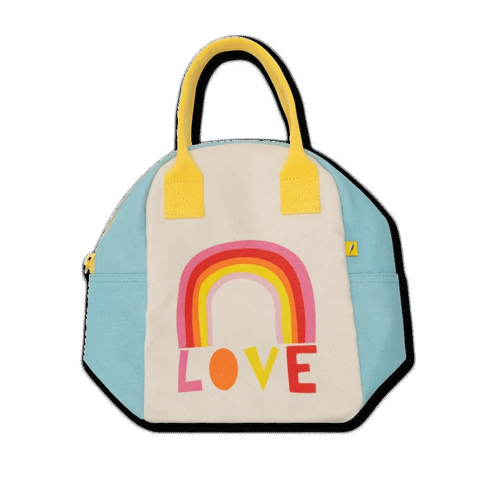 Fluf Zipper Lunch Bag - Love