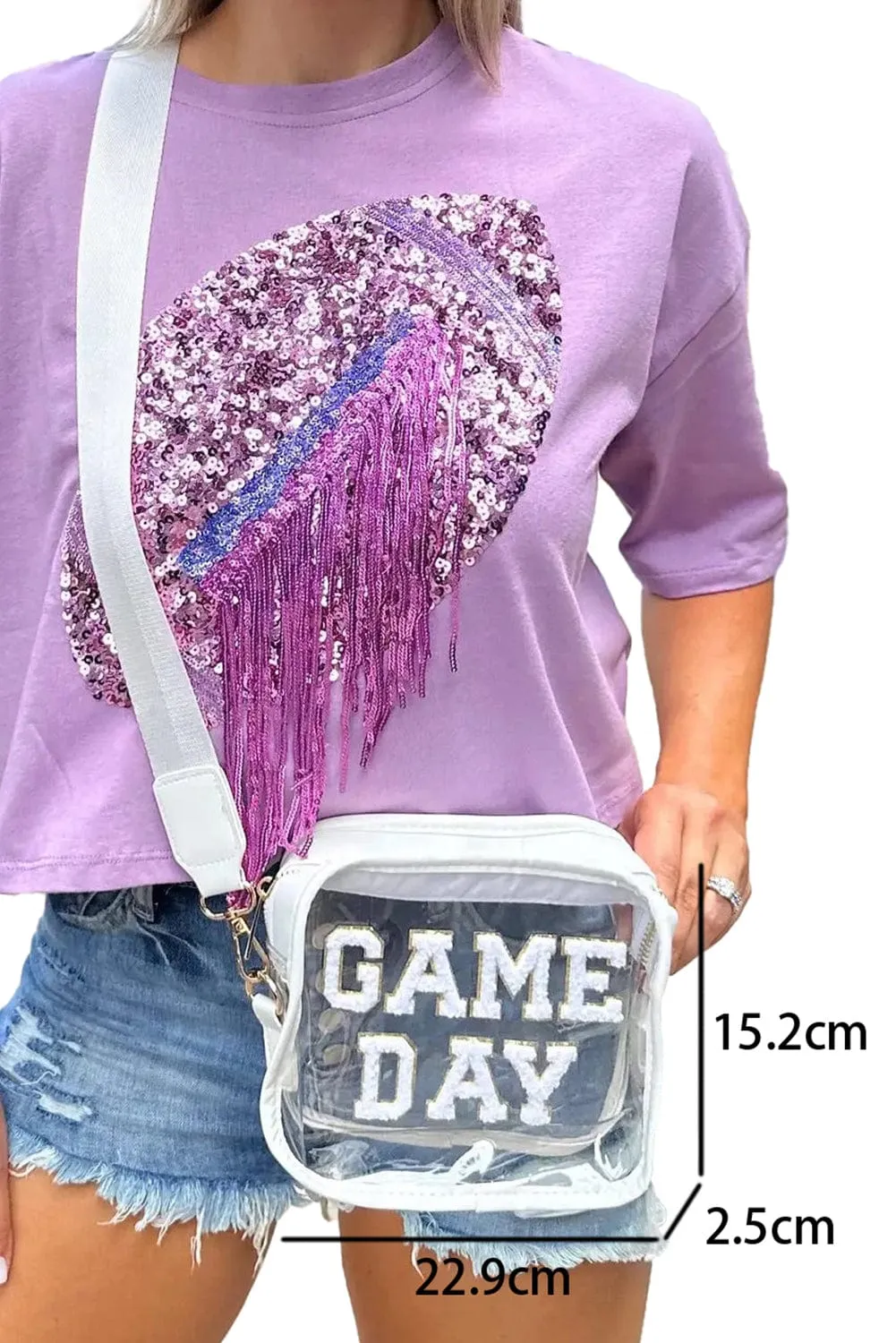 GAME DAY Clear Crossbody Bag | PRE ORDER