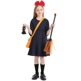 Girls Little witch's delivery service Kiki Suit Cosplay Costumes