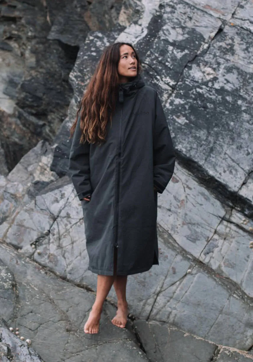 Imperfect All Weather Sherpa Changing Robe - Fossil Black