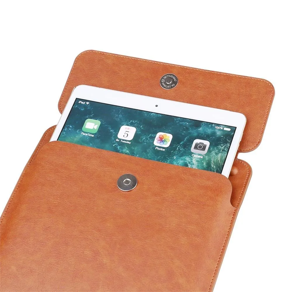 iPad Pro 10.5  sleeve Pouch Bag cover with Button flap and Pencil holder fits  9.7 & new ipad 11 2018 Release