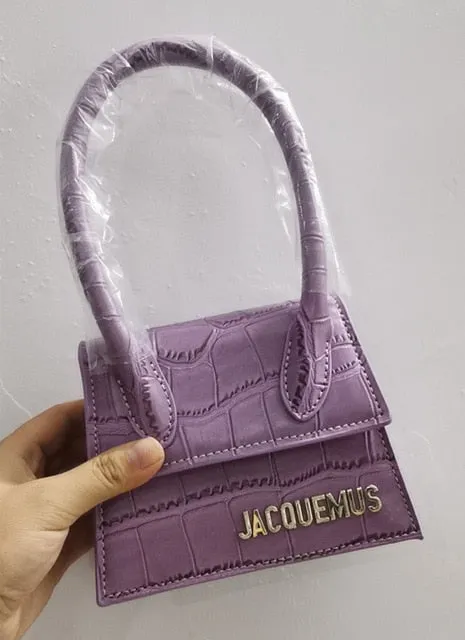 Jacquemus Brand Women's Bag Leather Designer Crossbody Bags Small PU Handbag Tote-bag New Solid Ladies Flap Bag for Women 2020