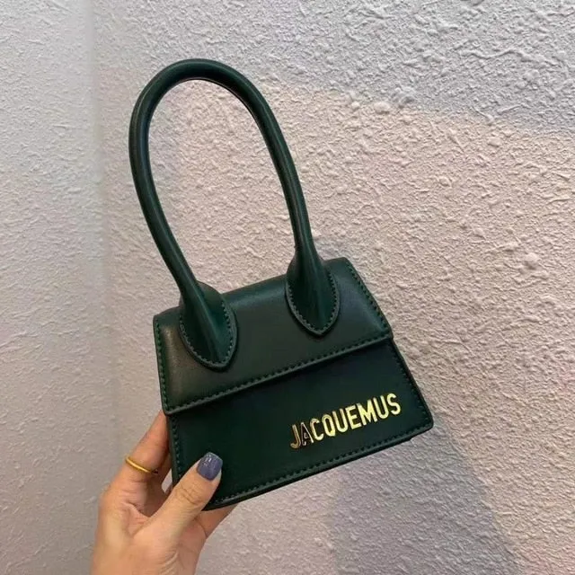 Jacquemus Brand Women's Bag Leather Designer Crossbody Bags Small PU Handbag Tote-bag New Solid Ladies Flap Bag for Women 2020