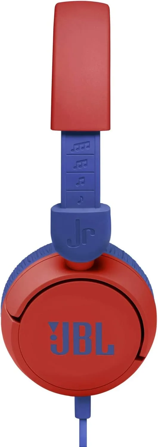 JBL JR 310 Kids On-Ear Headphones (Red/Blue)