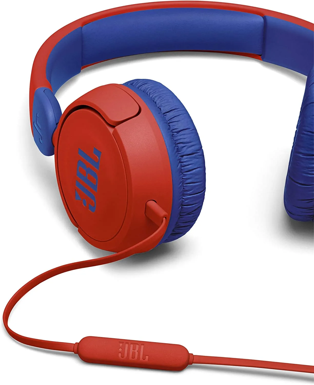 JBL JR 310 Kids On-Ear Headphones (Red/Blue)