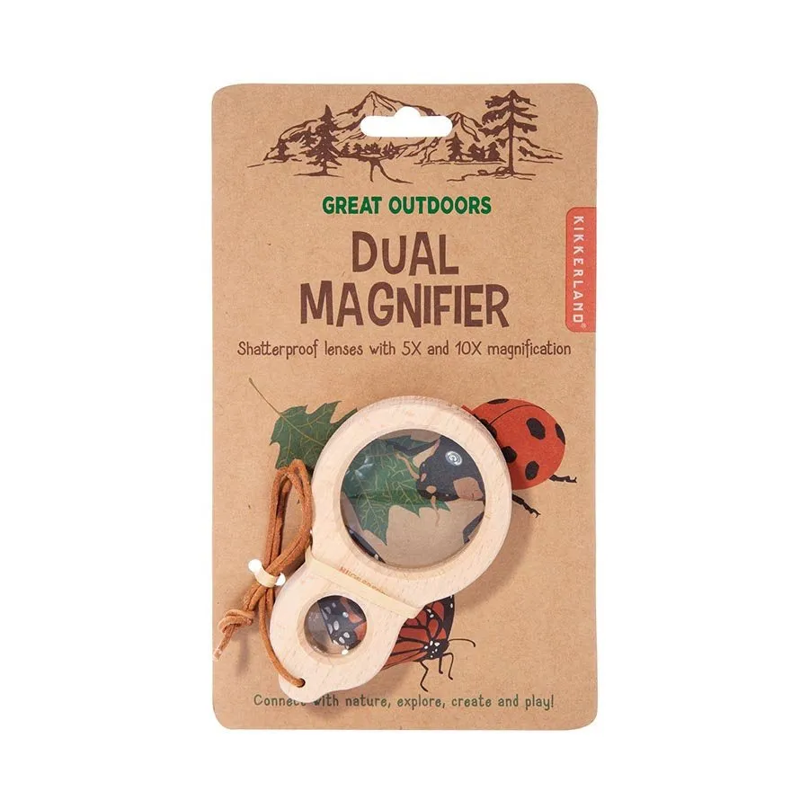 Kikkerland Dual Magnifier Outdoor Toy