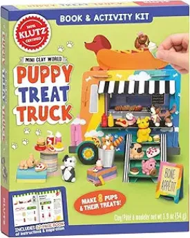 KLUTZ Mini Clay World Puppy Treat Truck Craft Kit