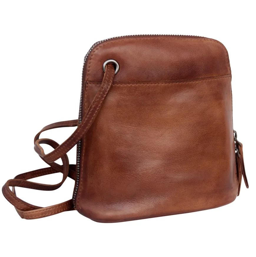 Laurel Compact Organizer | Leather Cross-body