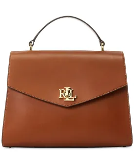 Lauren Ralph Lauren Small Leather Top Handle Satchel