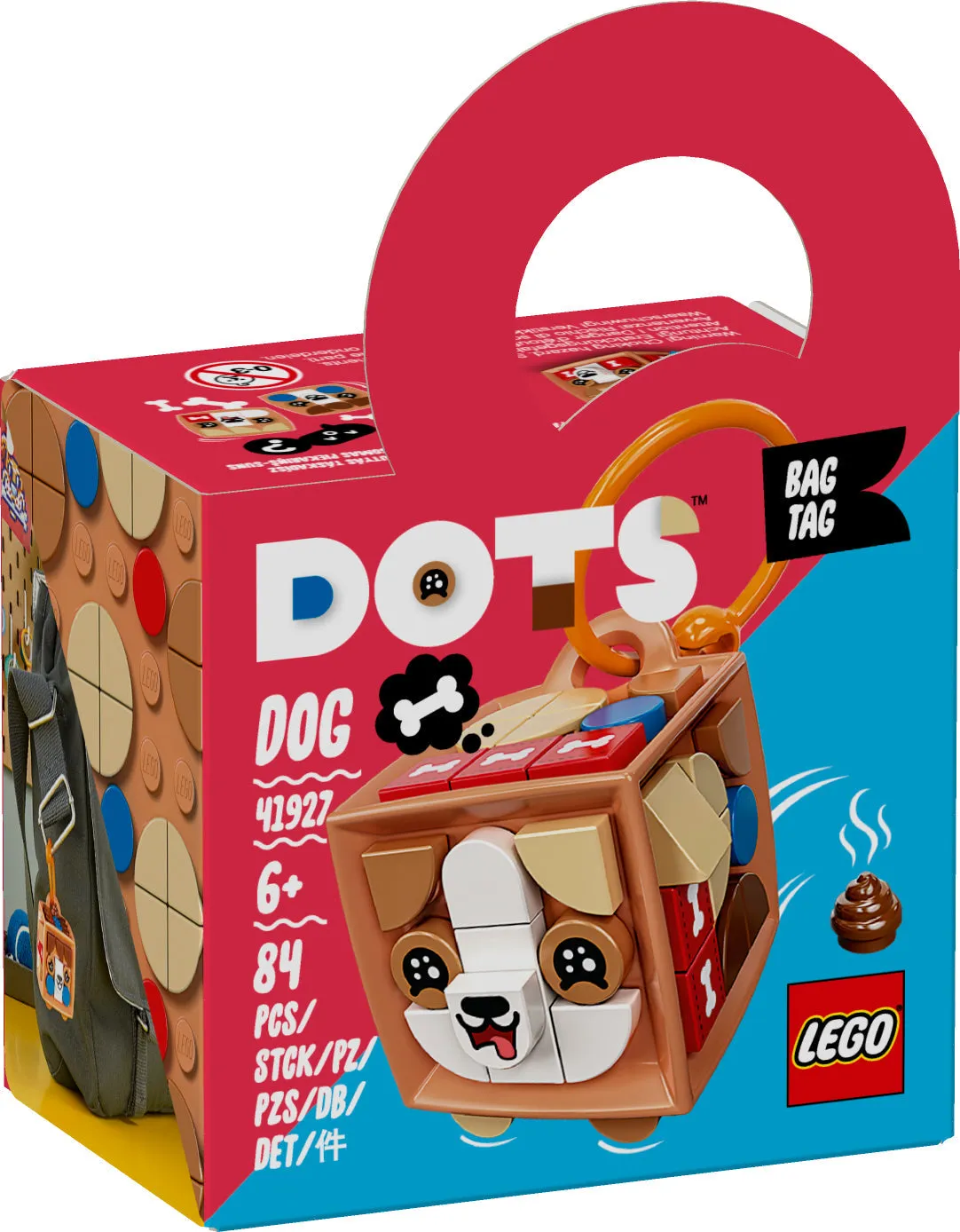 LEGO 41927 Dots Bag Tag Dog