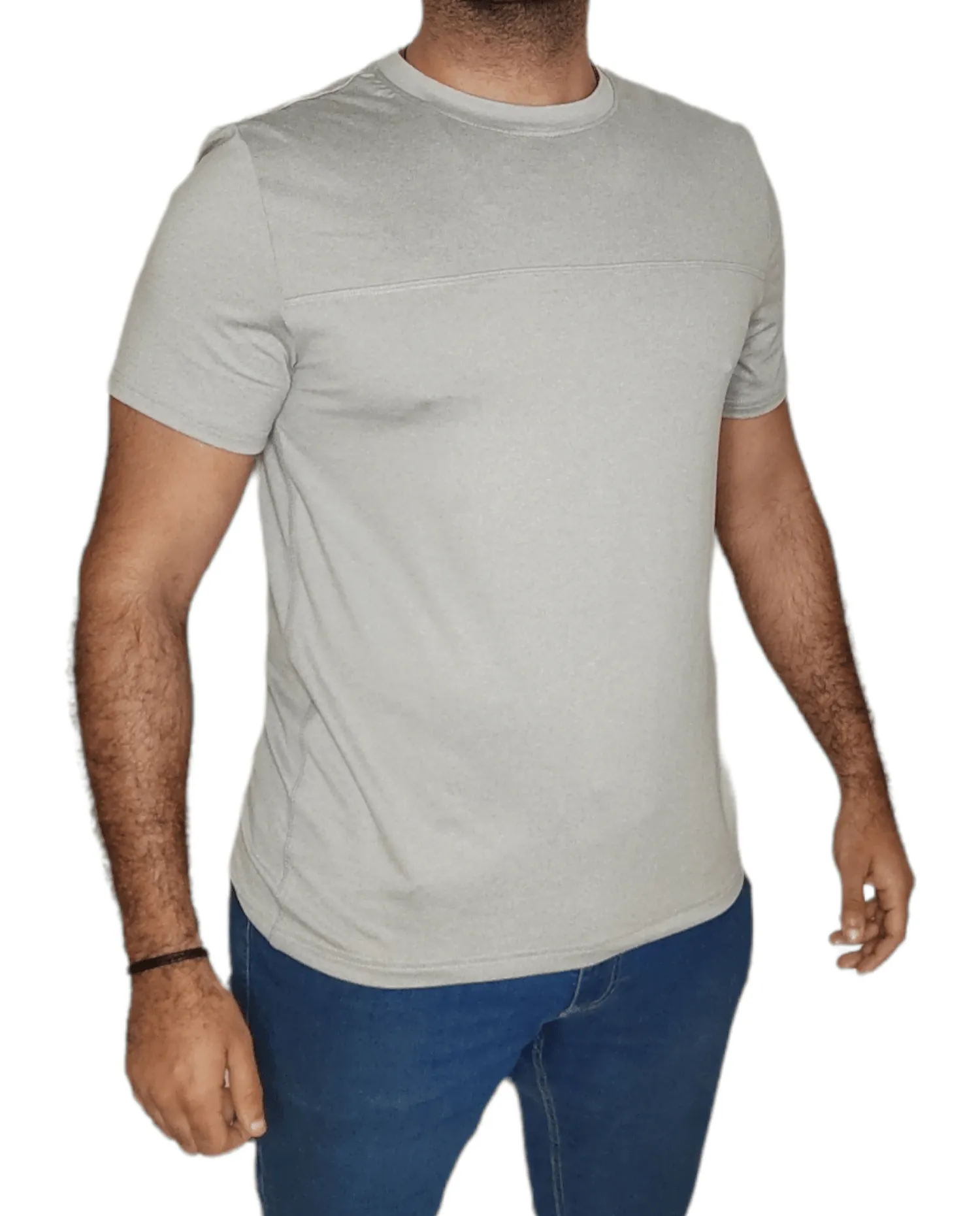 Men (Training-Fit) - Sports Tshirt - Light Grey