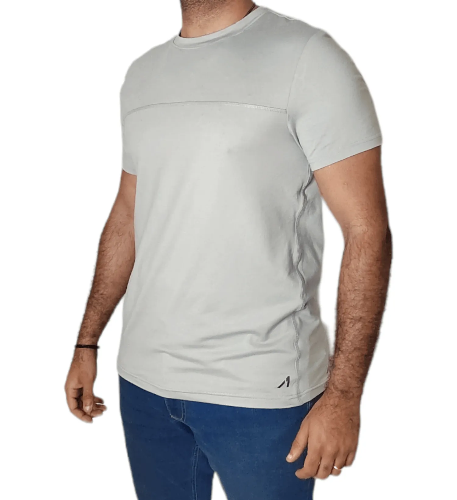 Men (Training-Fit) - Sports Tshirt - Light Grey