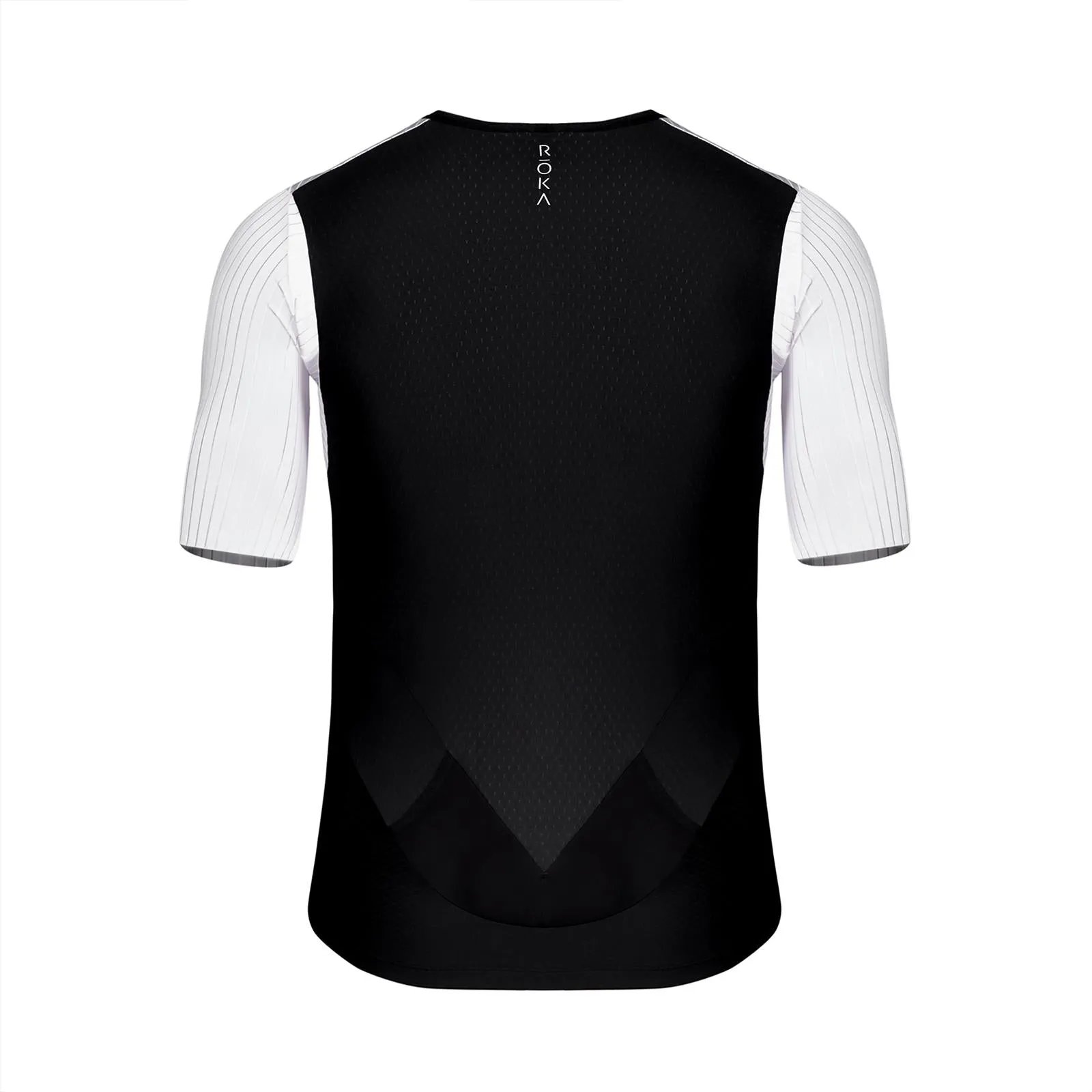 Men's Gen II Elite Aero Short Sleeve Tri Top - White/Black