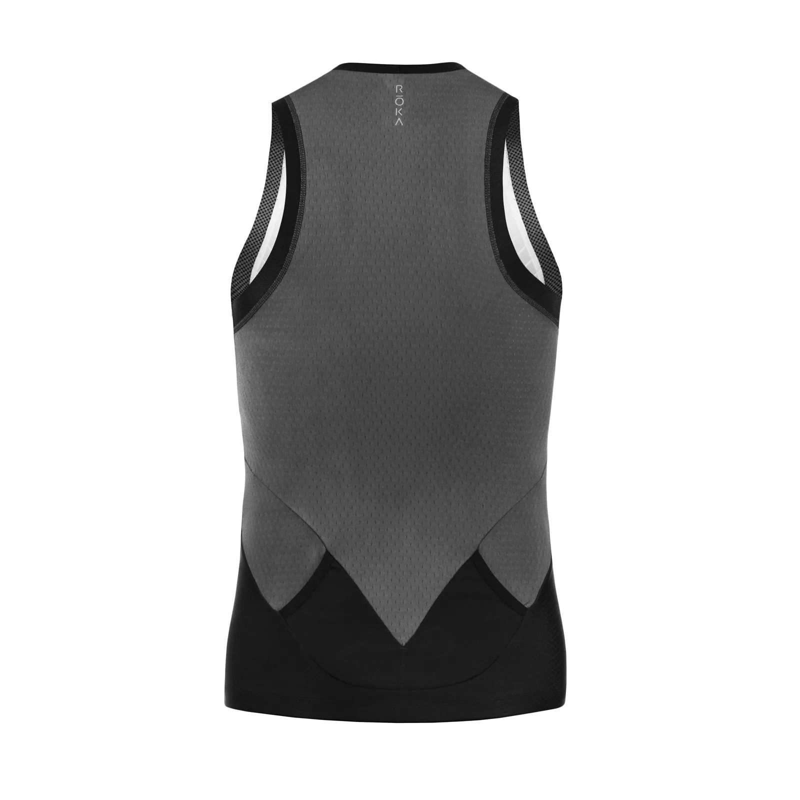 Men's Gen II Elite Aero Sleeveless Tri Top - White/Black