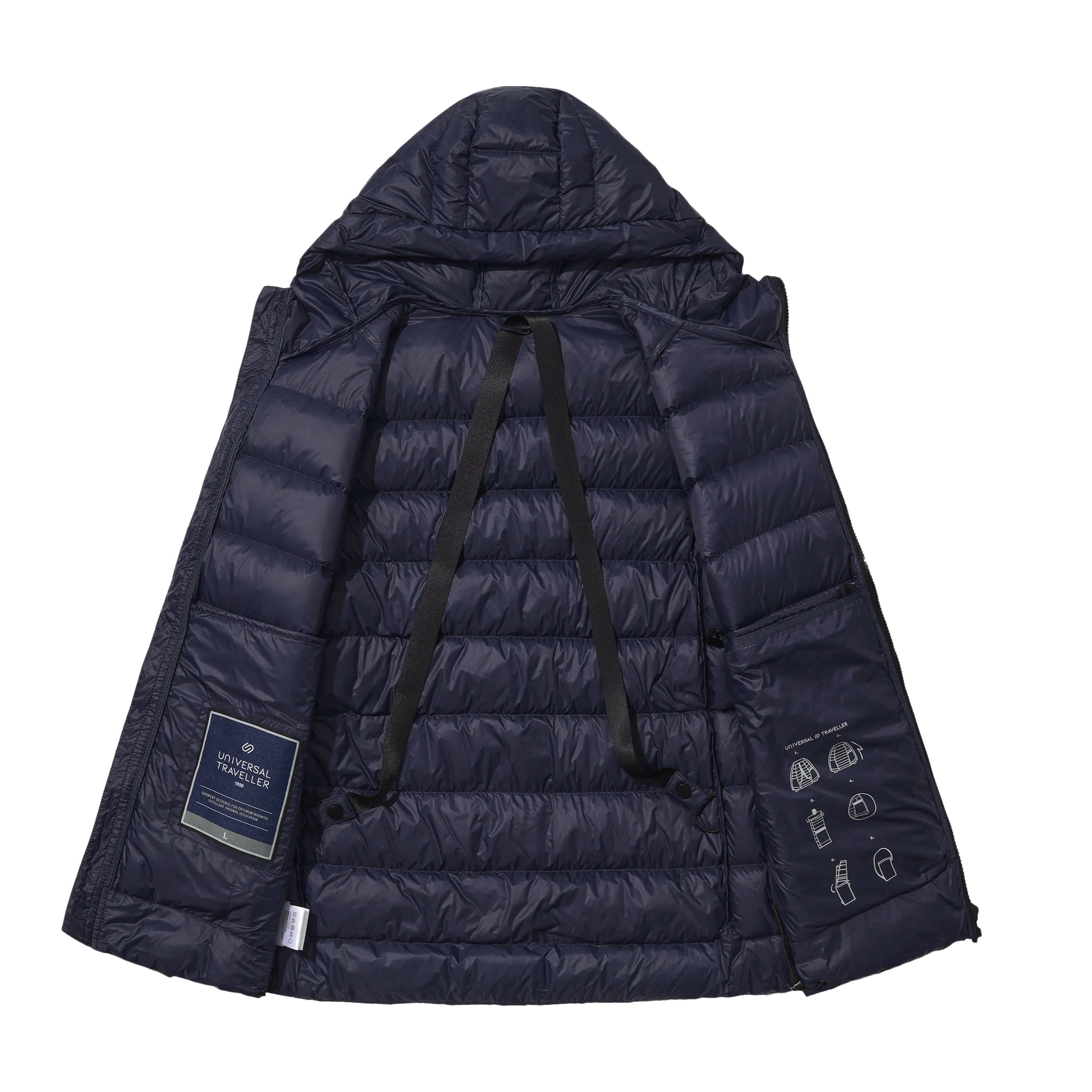 Men's Warm and Packable Light Weight Down Jacket