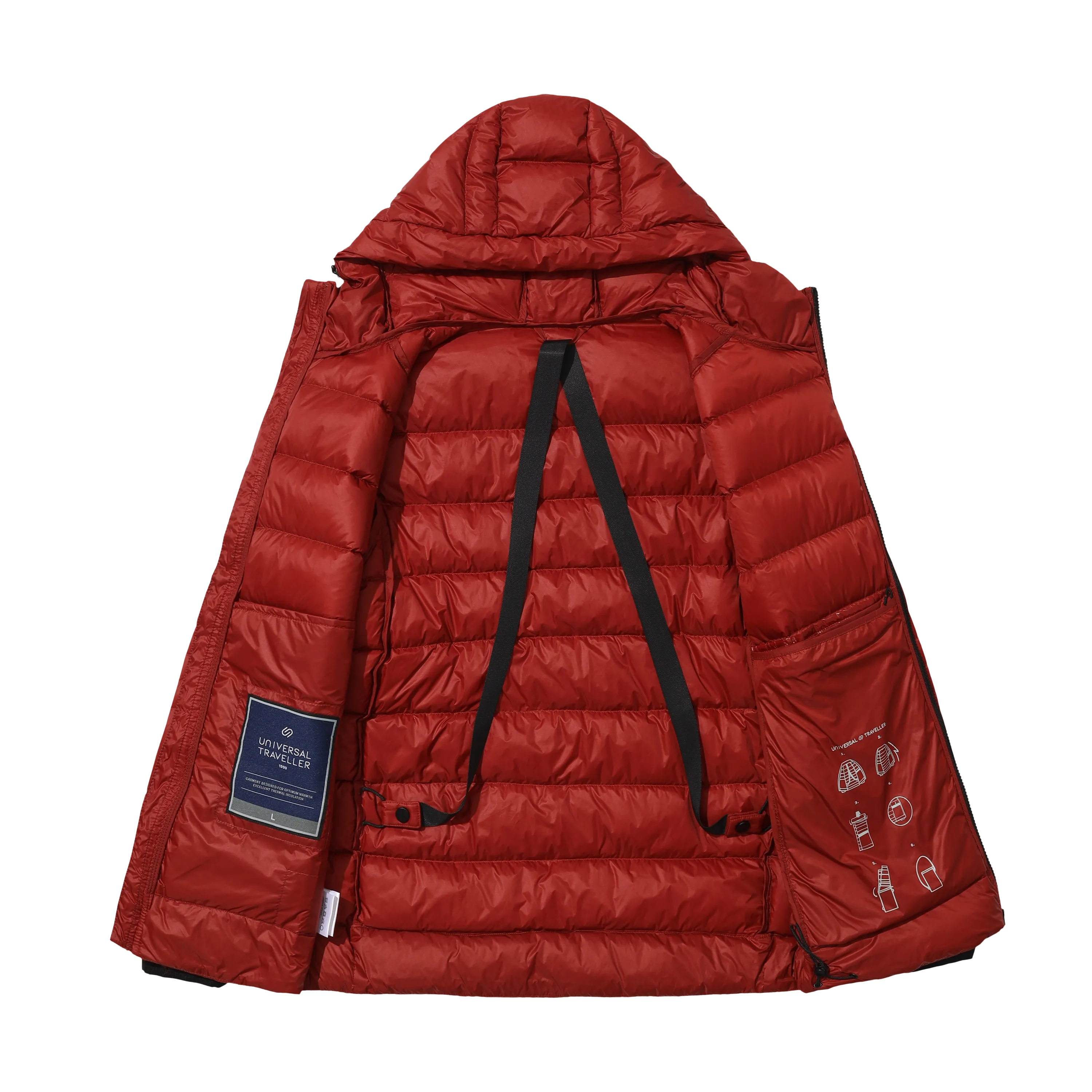 Men's Warm and Packable Light Weight Down Jacket