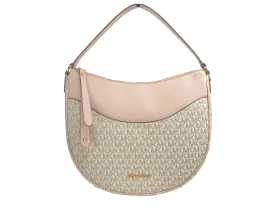 Michael Kors Dover Large Moon Crossbody Bag (Powder Blush Multi)