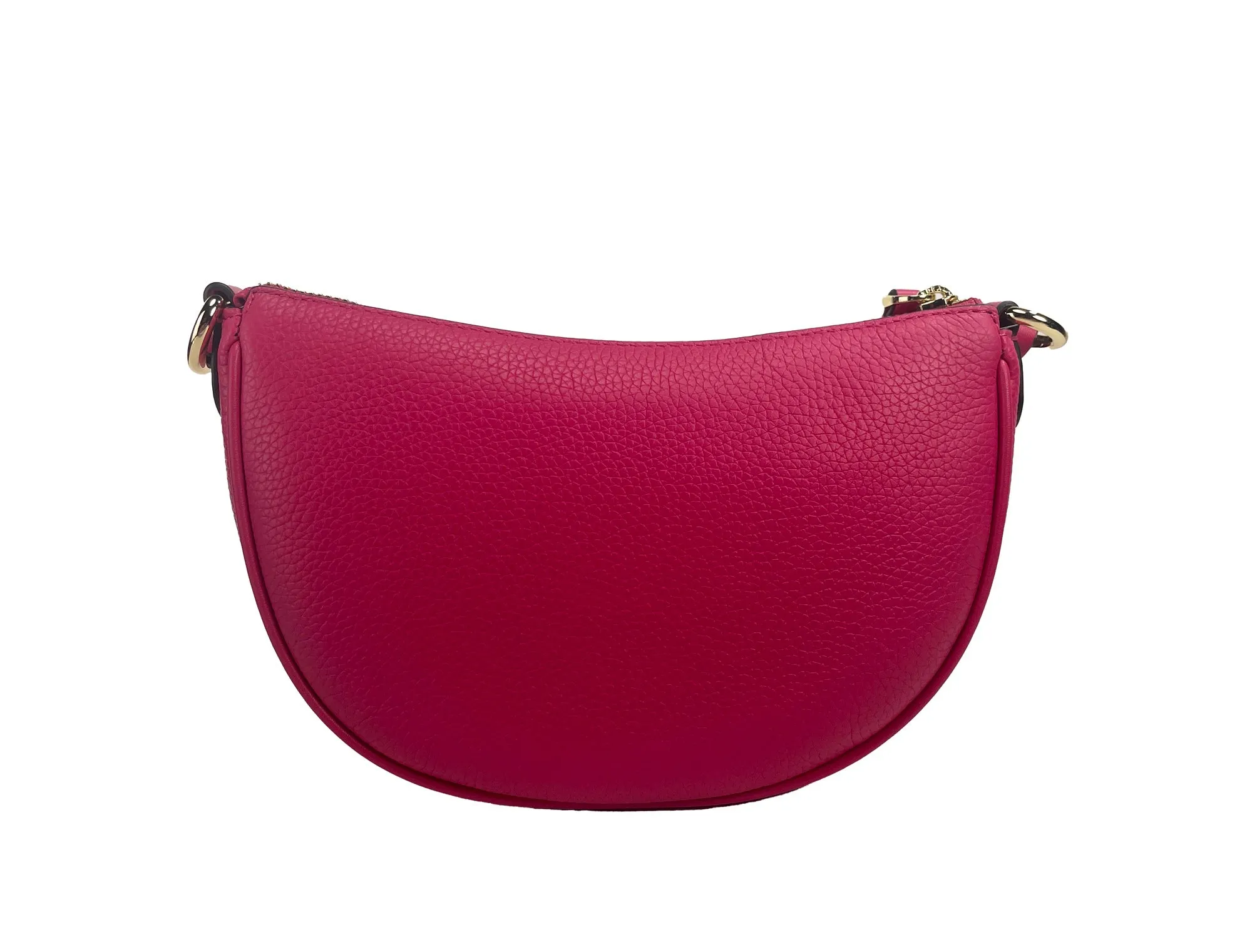 Michael Kors Dover Small Half Moon Crossbody Bag (Electric Pink)