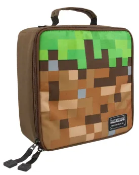 Minecraft Grass Block Lunch Box